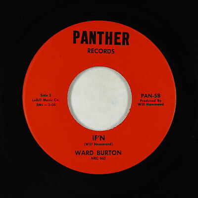 Pic 1 Northern Soul 45 - Ward Burton - Sweet Temptation - Panther - VG++