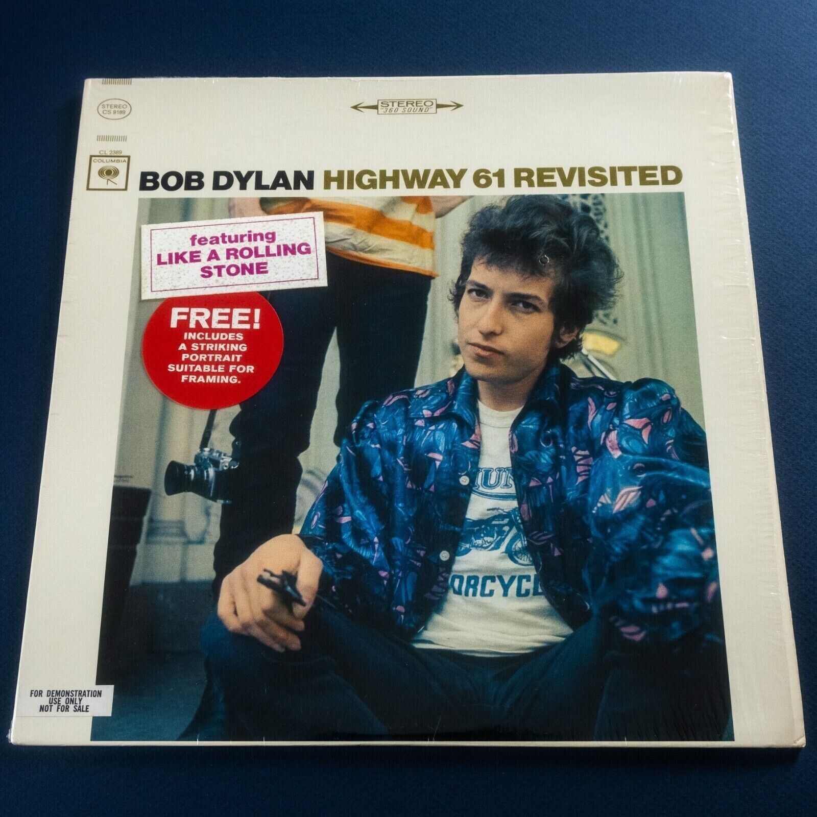 Pic 1 Bob Dylan Highway 61 Revisited US Orig'65 Columbia Promo -1A/-1A Poster Sealed