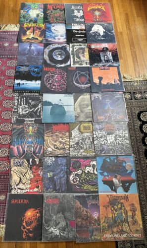 Pic 1 Death Metal LP Vinyl First Press Lot. Darkthrone, Autopsy, Monstrosity, Deicide.