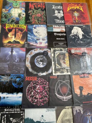 Pic 2 Death Metal LP Vinyl First Press Lot. Darkthrone, Autopsy, Monstrosity, Deicide.