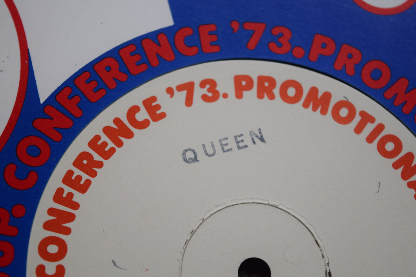 Pic 2 WHITE LABEL promo 12" vinyl LP 73 pop conference sampler Queen first ever vinyl