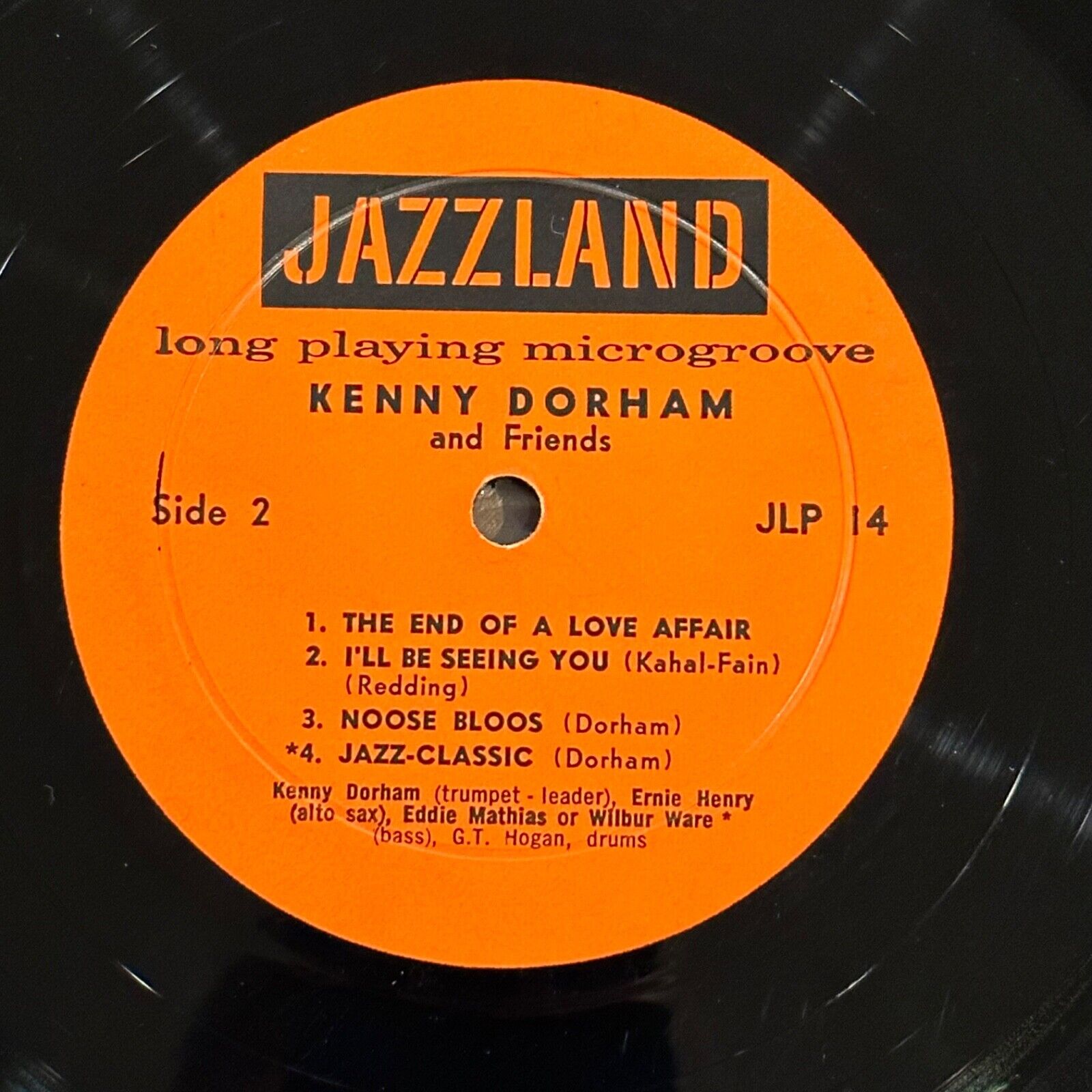 Pic 3 Kenny Dorham and Friends 1st DG Mono Jazzland lp Kenny Drew