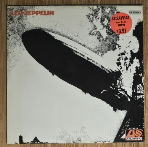 Pic 1 LED ZEPPELIN Debut Album ORIGINAL 1969 FACTORY SEALED FIRST PRESSING Beautiful
