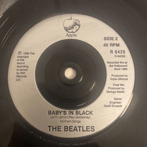 Pic 4 The Beatles - Real Love / Baby's in Black - Vinyl Picture Sleeve 1996  7” (3)