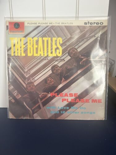 BEATLES - PLEASE PLEASE ME BLACK GOLD STEREO (2nd Press Northern Records) *RARE*