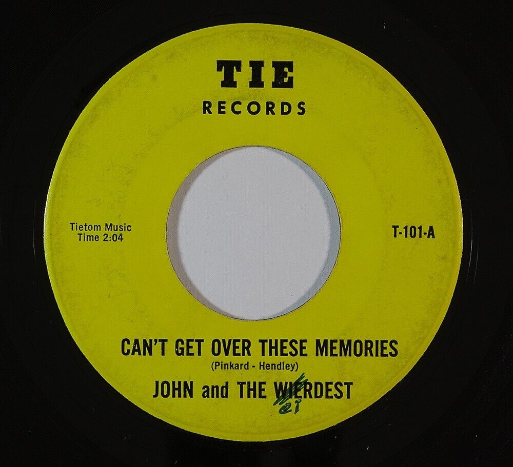 Northern Soul 45 JOHN & THE WEIRDEST Can't Get Over These Memories on Tie