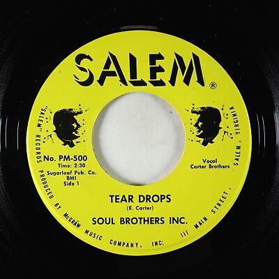 Pic 1 Northern/Sweet Soul 45 - Soul Brothers Inc. - Tear Drops - Salem - VG+ rare