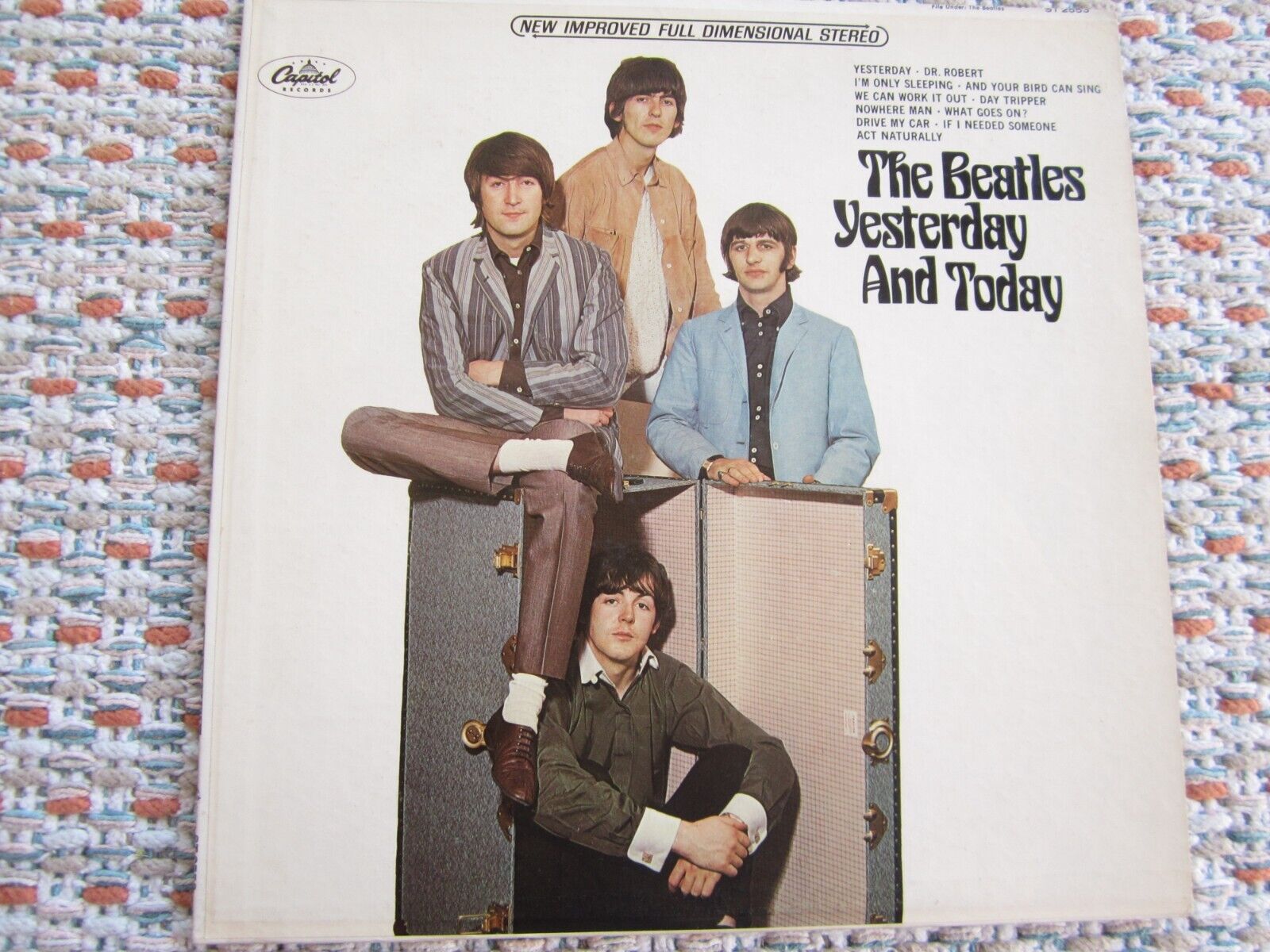Pic 1 BEATLES CAPITOL STEREO SECOND STATE BUTCHER COVER 1966 BRIGHT WHITE RARE NMINT