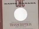 Radio Canada Transcription jazz LP/Stan Getz 