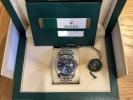 Rolex Datejust 41mm 126300 Blue Dial Face Baton 