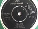 THE BEATLES -Hey Jude- Rare UK 3 Parlophone 
