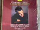 BEETHOVEN 9 Symphonies HERBERT VON KARAJAN 1stPress DGG 8