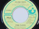 Pink Floyd 7 45 rpm Us Them & Time Harvest 