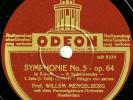 Mengelberg. Tchaikovsky (Symphony 5). Odeon O-8357-62 (6). NM(