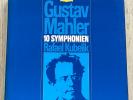 MAHLER Complete 10 Symphonies RAFAEL KUBELIK 1stPress DGG 