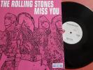 THE ROLLING STONES-MISS YOU -12 Mexico Promo 
