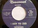 Sherwoods 45 “I Know You Cried” rare Texas 