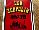 LED ZEPPELIN LIVE  EARLS COURT 1975 PROGRAMME ORIGINAL 