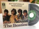 BEATLES ACT NATURALLY 7 Single /  HIPPIE COVER Odeon 1968 / 