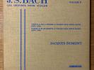 JACQUES DUMONT Bach: Sonatas & Partitas Vol 2 orig 