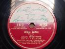 Louis Armstrong autographed Columbia Records 36153 Muskat Rumble
