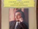 Chopin - Krystian Zimerman ‎– 4 Balladen · Barcarolle · Fantasie 