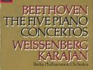 4LP Box BEETHOVEN 5 Piano Concertos WEISSENBERG KARAJAN 