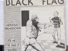 Black Flag Nervous Breakdown 45 SSTs First Record 