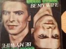 Sp 45 T   David Bowie  «  Be My Wife «  