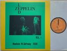 LED ZEPPELIN Manheim West Germany 1980 Vol. 1 LIVE 