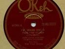 78 rpm Record Jazz IM LOOKING OVER A 