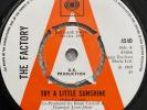 THE FACTORY - TRY A LITTLE SUNSHINE / 