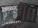 Paradox - Heresy Original 1989 1st Pressing Vinyl