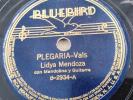 Lydia Mendoza 78rpm Single 10-inch Bluebird Records #