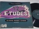 10inch Pathe DT 1017 Jeanne-Marie Darre Chopin 12 Etudes 