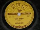 James Cotton My Baby 78 Rpm Record SUN 