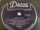 Ella Fitzgerald Lady Bug / Baby Doll 78 rpm 