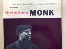 THELONIOUS MONK: Quintets LP Prestige 7053 mono NYC 