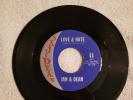 Jan & Dean Love & Hate Fan Tan 45 RPM 7 