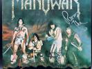 Manowar Into Glory Ride Signed By Full 