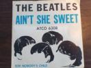 THE BEATLES Aint She Sweet Atco 6308 45 Picture 