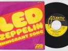 LED ZEPPELIN * Immigrant song * 1970 French 45 * CLASSIC ROCK *