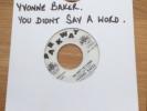 Yvonne Baker Vinyl Single Promo To Prove 