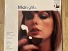 SIGNED TAYLOR SWIFT Midnights Moonstone Blue Vinyl 
