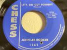 JOHN LEE HOOKER-CHESS 1965-LETS GO OUT TONIGHT/