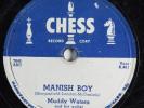 Blues 78 MUDDY WATERS Manish Boy CHESS 1602 V+ 