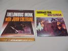 2 VINTAGE THELONIOUS MONK LPs- 1 WITH JOHN COLTRANE 