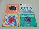 SMALL COLLECTION FOUR (4)THE BEATLES 45 SINGLE RECORDS 