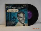 Nat King Cole Unforgettable 1952 Original FIRST PRESS 10 