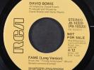DAVID BOWIE: fame / long RCA 7 Single 45 RPM